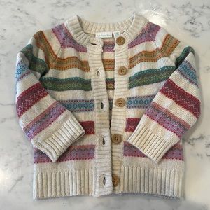 Like New Multicolor Cardigan (12-18 Months)